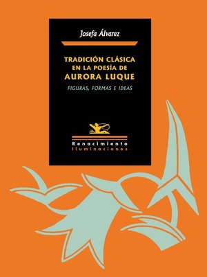 cover image of Tradición clásica en la poesía de Aurora Luque